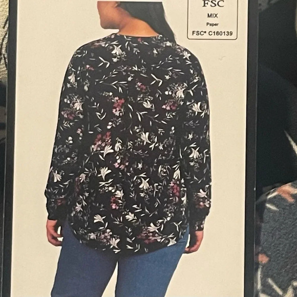 Hilary Radley womens Long Sleeve Blouse - Picture 4 of 8